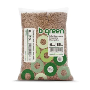 Pellet BGreen ENplus A1 72 sacchi da 15 kg in conifere