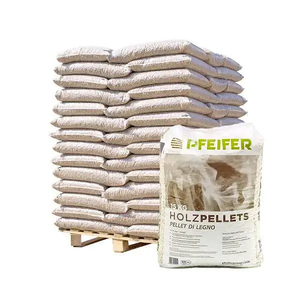 Pellet Pfeifer ENplus A1 77 sacchi da 15 kg in conifere